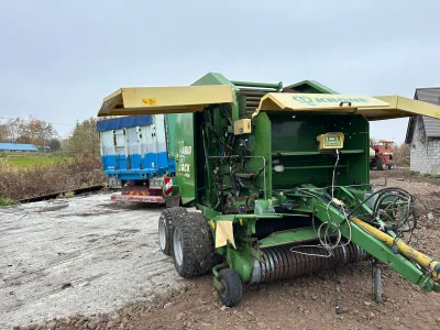 KRONE Vario Pack Multi-Cut 1800 round baler (No.J0877) for export from Japan