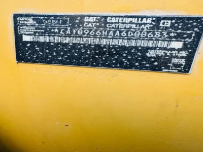 2007 CAT Wheel loader Type 966H Wheel Loader for export from Japan