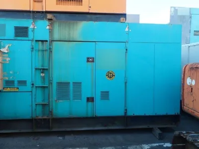 DENYO DCA-800SSA-M 700/800kVA Soundproof Diesel Generator (No. 940458) for export from Japan