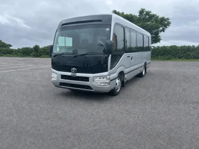 2026 Toyota Coaster Premium Cabin 21-Seater for export from Japan