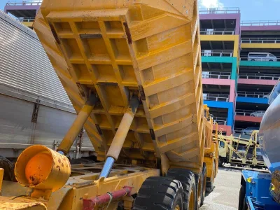 ＴＣＭ(株) DA25 3306T DUMP TRUCK, JAPAN USED CATERPILLAR 3306T, 25TON, HEAVY DUTY TIPPER for export from Japan