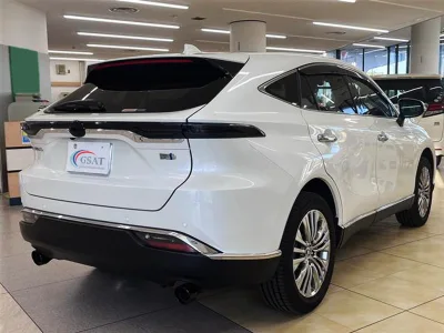 2021 Toyota Harrier Hybrid Z Leather Package Pearl White Crystal Car In (No.790616) ID 53766256 for export from Japan