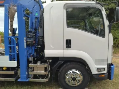 2020 ISUZU FORWARD 2RG-FSR90S2 4HK1 Car carrier Self Loader With Crane(No.970800) for export from Japan