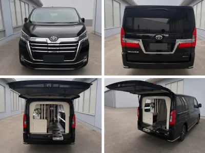 2020 Toyota GranAce TRG Lotus II Hearse 2.8L Diesel for export from Japan