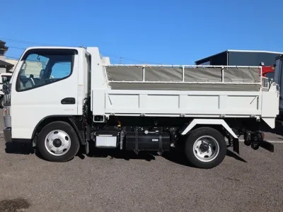 2021 Mitsubishi Fuso Canter small earth dumper 2PG-FBA60 used truck (No.111941) for export from Japan