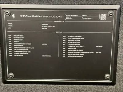 2025 FERRARI PUROSANGUE V12 | EURO SPEC