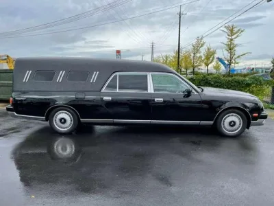 2009 Toyota century Long Hearse with Drawer Coffin Stand Keyless Back Camera (No.420857) for export from Japan