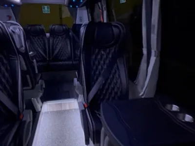 Mercedes-Benz Sprinter Ferqui Sunset 16-Seater Four-Table Midi Coach RHD for export from Japan