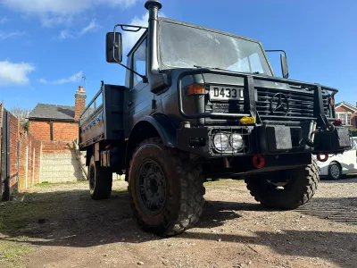 1986 MERCEDES BENZ UNIMOG U1300L  EX-ARMY (No.J0817) for export from Japan