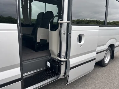 2026 Toyota Coaster Premium Cabin / 21-Seater, High Output & Split Rear Doors JDM for export from Japan