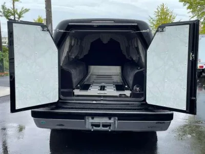 2009 Toyota century Long Hearse with Drawer Coffin Stand Keyless Back Camera (No.420857) for export from Japan