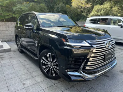 2025 Lexus LX 600 4WD - Ultimate Luxury & Power in Black (No.J0961017) for export from Japan