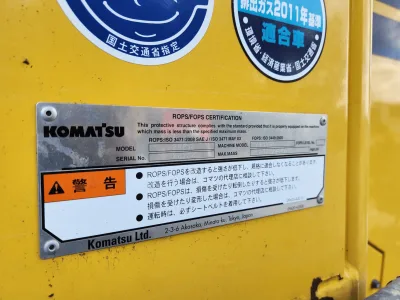 Komatsu WA100-7 Wheel Loader (No-J0706) for export from Japan