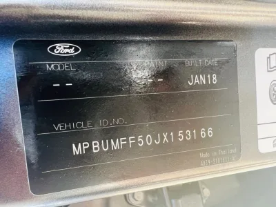2018 Ford Ranger Wild Track Pickup (No.680493) for export from Japan