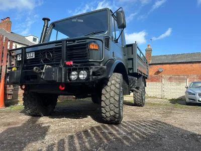 1986 MERCEDES BENZ UNIMOG U1300L  EX-ARMY (No.J0817) for export from Japan