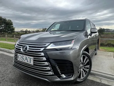 2025 LEXUS LX600 F SPORT LUXURY – GREY × HAZEL INTERIOR