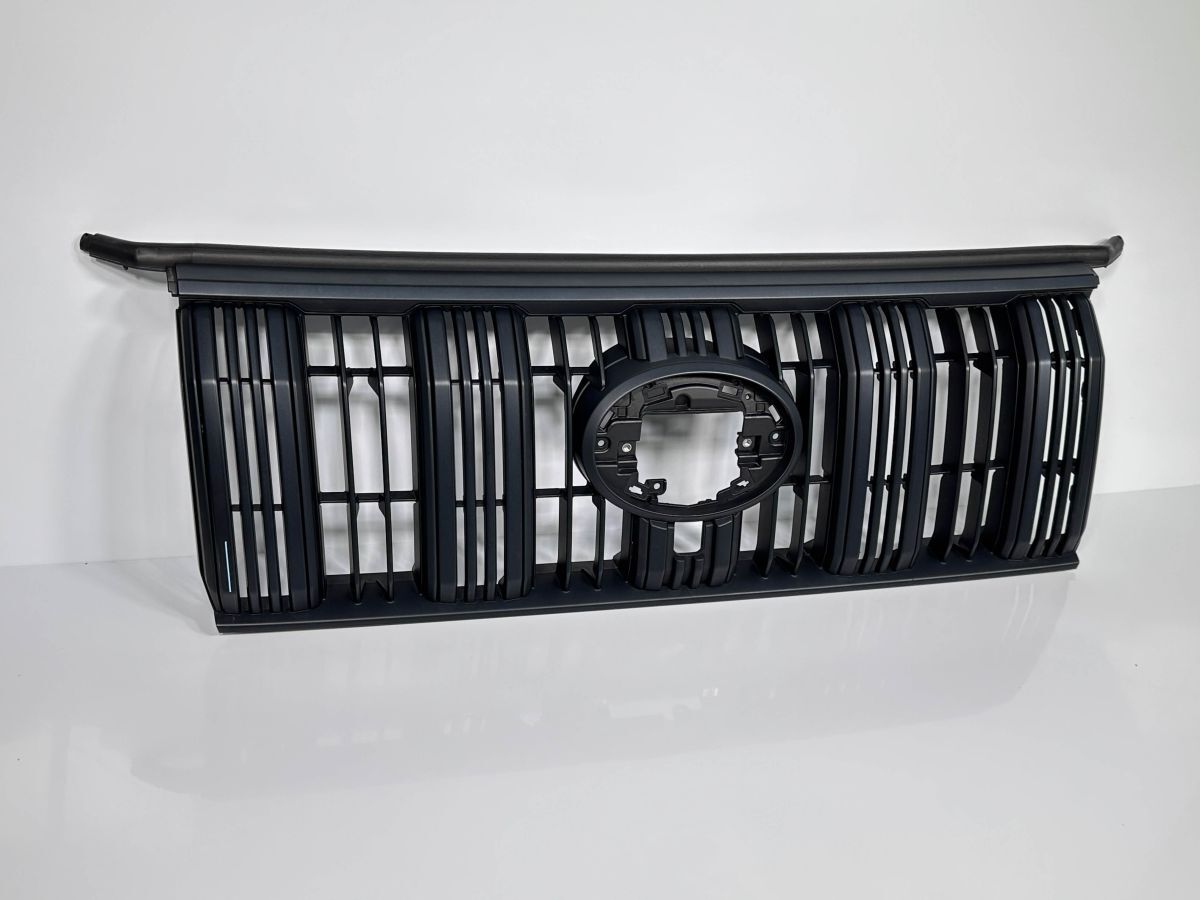 Toyota Land Cruiser Prado GDJ150W Matte Black Edition Front Grille with Camera Hole